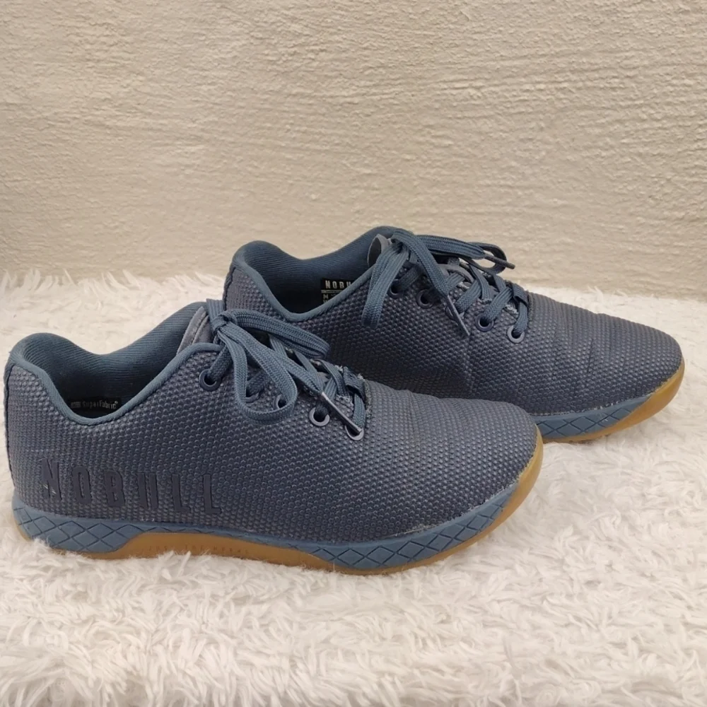 NOBULL Navy Gum High Carbon Rubber Upper Low Top Lace Up Training Sneaker Shoe
